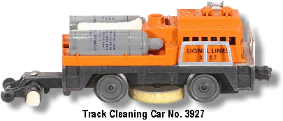 Lionel 3927 track cleaning car manual